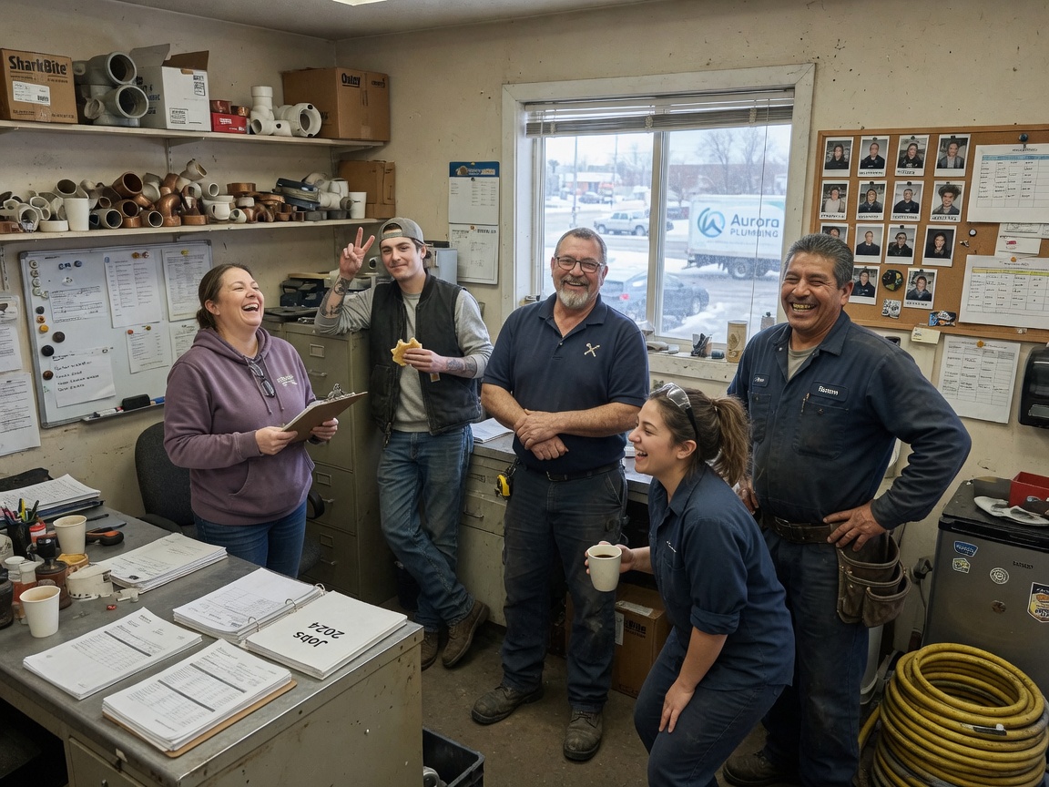 The On Point Plumbing team