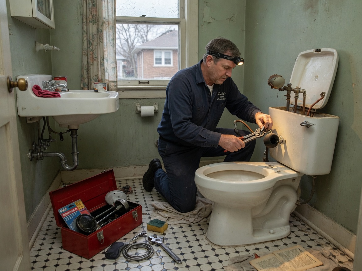 Fixing A Running Toilet In Older Aurora Houses